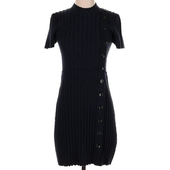 Free People Lottie Ribbed Button Down Mini Dress Tunic - Picture 2 of 4